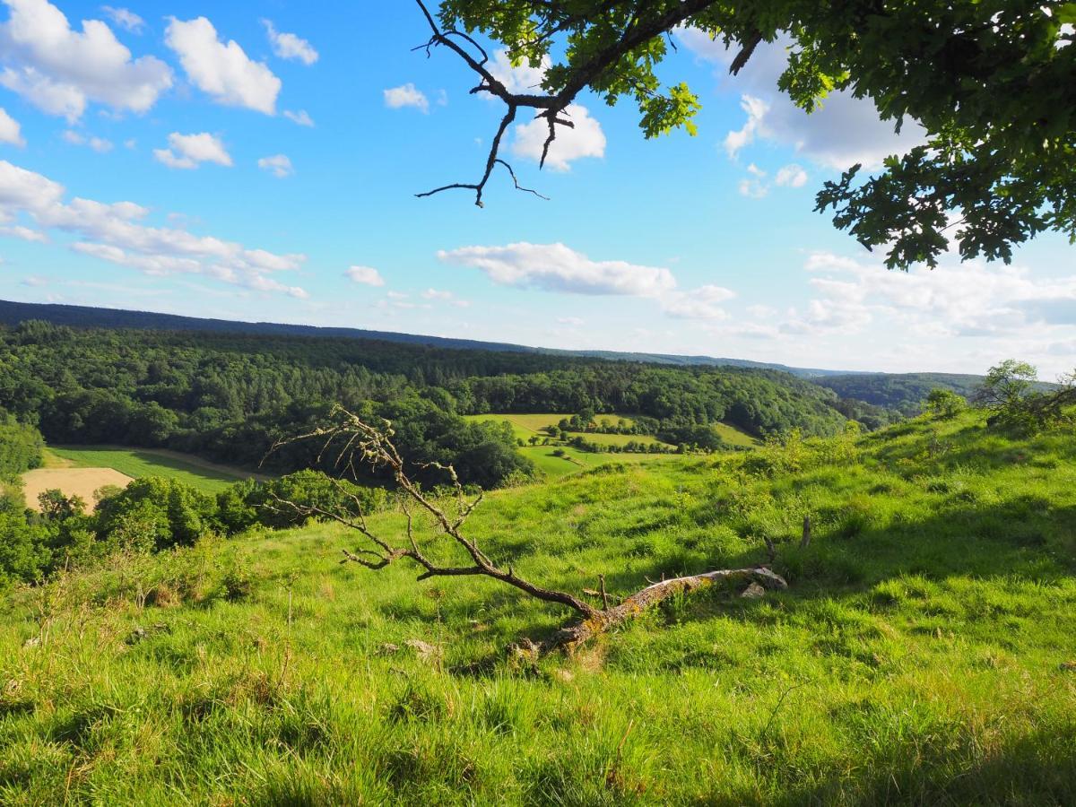 La Roche Trouee - Maison Avec Vue A Nismes ภายนอก รูปภาพ