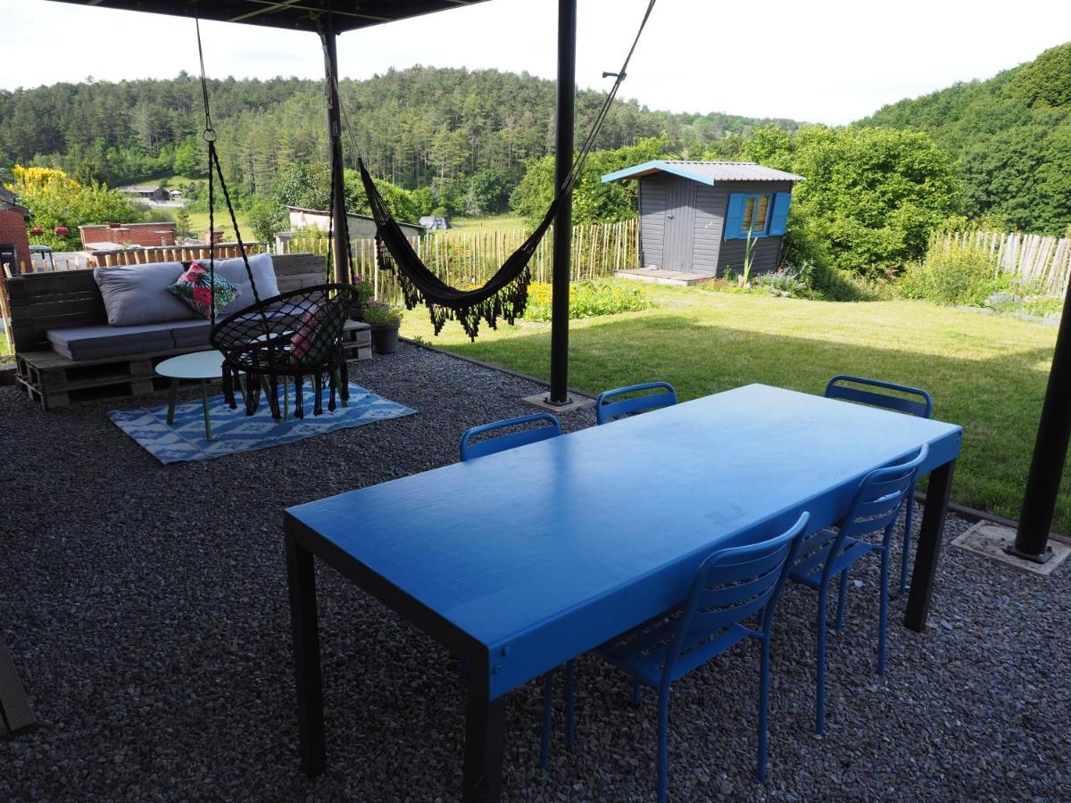 La Roche Trouee - Maison Avec Vue A Nismes ภายนอก รูปภาพ