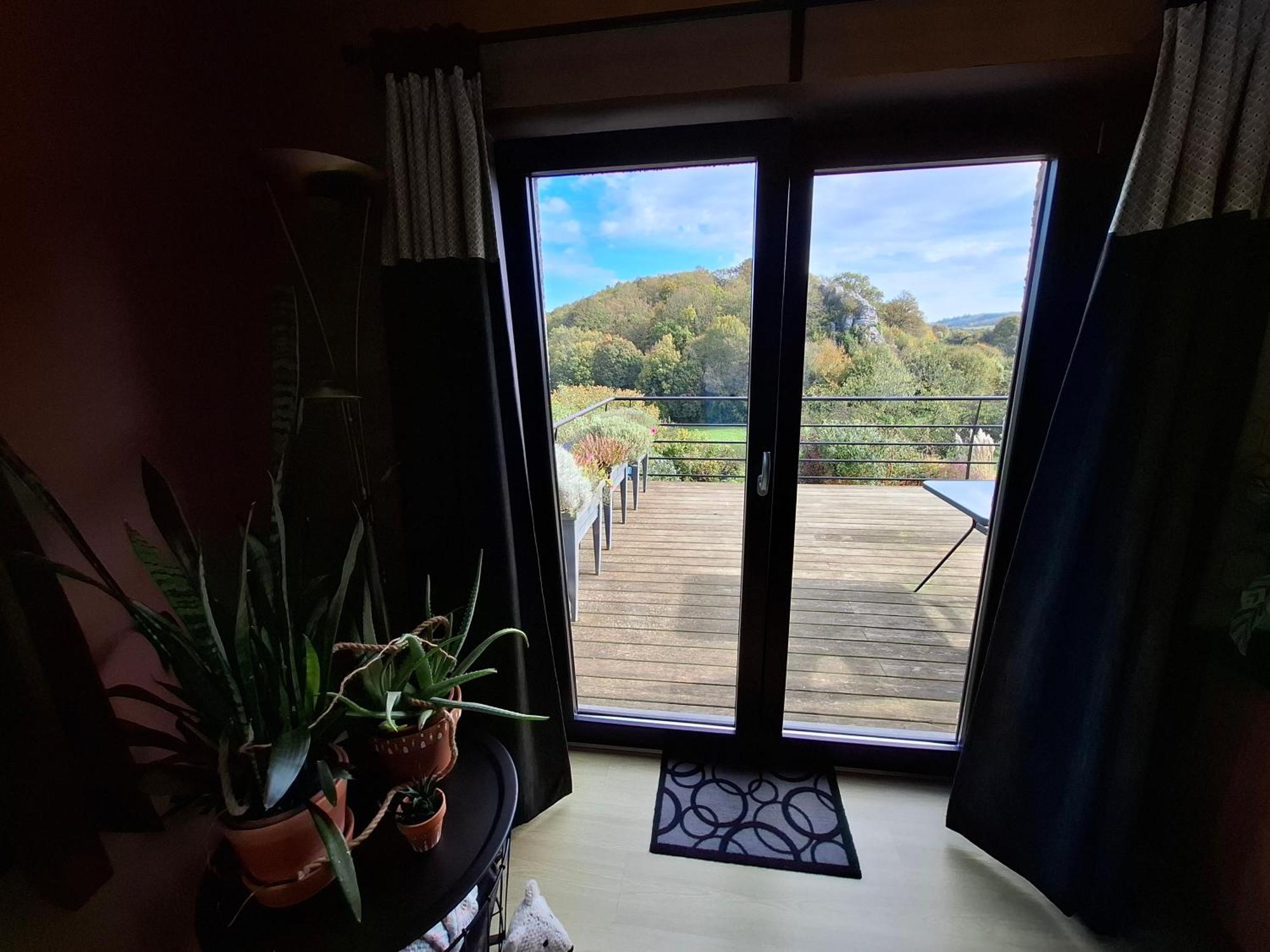 La Roche Trouee - Maison Avec Vue A Nismes ภายนอก รูปภาพ